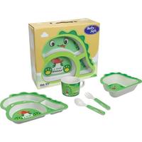 Gambar Baby Safe FS607 Dino Feeding Set/peralatan makan bayi dari pojokbayi undefined 1 Tokopedia