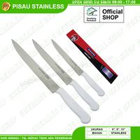 Gambar Pisau Dapur Stainless Steel Tebal Tramontina 6" 8" 10" Inch Chef Knife - 8 Inch dari Goedang Perkakas Shop undefined 1 Tokopedia