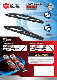Gambar Wiper Belakang Toyota Yaris Bakpao 12 Inch Kotak SKRS12 dari Sakura Filter Indonesia undefined 2 Tokopedia