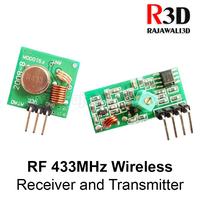Gambar Wireless Receiver Transmitter Module RF 433MHz 5V For Arduino dari Rajawali3D undefined 1 Tokopedia