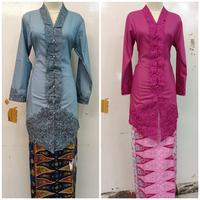 Gambar Setelan kebaya Encim JUMBO premium grosir tanah abang grosir - Kuning, 5L dari Grosir termurah tanah abang01 undefined 4 Tokopedia