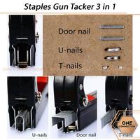 Gambar Staples Tembak Staples Steples Gun Tacker 3 in 1 Tembak Kayu Jok Kulit - StandarVersion dari OneConnection undefined 5 Tokopedia