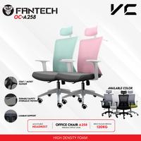 Gambar Fantech OCA-258 Office Gaming Chair Kursi Kerja Kantor Premium OCA258 A258 A-258 - BLACK HITAM, Marketplace dari Vincent 888 undefined 1 Tokopedia