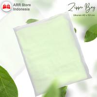 Gambar Plastik Zipper Bag Pouch Masker Ziplock Matte Doff 40 x 50 cm dari ARR Store Indonesia undefined 1 Tokopedia