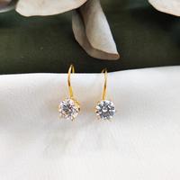 Gambar Anting Wanita Permata Putih Swarovski Etnik Cantik Perhiasan emas Asli dari Toko Emas Adelshop undefined 2 Tokopedia