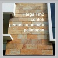 Gambar Batu alam Palimanan 15x30 rtm dari putri flower undefined 4 Tokopedia