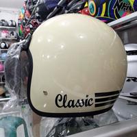 Gambar Helm Murah Bogo Retro Dewasa Classic hitam dof L,XL,XXL+VISOR - Hitam, XL dari QR HELMET undefined 5 Tokopedia