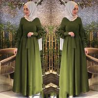 Gambar gamis dress polos wanita dari kumamarket undefined 1 Tokopedia