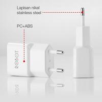 Gambar ROBOT RT-K4 ADAPTOR BATOK KEPALA CHARGER 1A dari btgcom undefined 3 Tokopedia