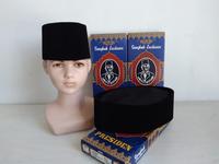 Gambar Kopiah peci songkok hitam polos full ac merek presiden tinggi 9cm - size1 dari toko peci cikarang undefined 1 Tokopedia