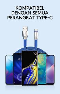 Gambar Vivan BTK-CS Kabel Data UBS-C Cable Type-C 1M 3A dari Jupiter Gadget Store undefined 3 Tokopedia