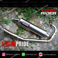 Gambar Lone Rider Original - High End STD Silent Black Metalik - SATRIA F 150 - HE + Cmms Big V dari Lone Rider Original undefined 3 Tokopedia