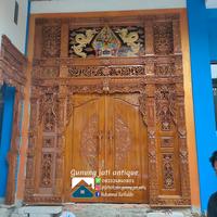 Gambar Gebyok kusen pintu ukir jati (77) dari gebyok gunung jati antique undefined 1 Tokopedia