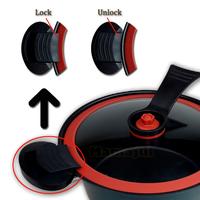 Gambar [MJ] Panci Presto Teflon Tutup Kaca Tebal 3.5L - Pressure Cooker - Melunakkan - Hijau dari JUMA - CUSTOM BOOK undefined 3 Tokopedia