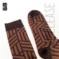 Gambar KAOS KAKI UNISEX / kaos kaki motif / kaos kaki casual coklat garis dari psid store undefined 3 Tokopedia