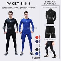 Gambar STELAN BASELAYER JARI LEGING PANJANG CELANA FUTSAL OLAHRAGA PRIA KEREN - "XL" N1K3, Putih dari DELDICK OLSHOP undefined 5 Tokopedia