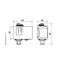Gambar Fantini Cosmi Pressure Switch B12CN Semi Vaccum (Adjustable Differential) dari Fantinicosmi undefined 2 Tokopedia