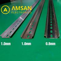 Gambar Rel MCB Alumunium Besi Dudukan MCB Rail C45 Steel 1.0mm - Steel 0.9mm dari AMSAN ELECTRONICS undefined 1 Tokopedia
