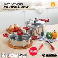 Gambar Homecook Presto Set Of 5 dari ROSANNI SHOP undefined 1 Tokopedia