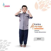 Gambar Baju Koko Anak Laki Laki Busana Muslim Pakaian Setelan Lengan Pendek - dusty pink, 1 dari KONVEKSI BAJU ANAK JKT undefined 2 Tokopedia