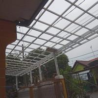 Gambar Kanopi Parkiran rangka besi holow Galvanis atap Alderon single RS dari Karya Sarana_NEW undefined 4 Tokopedia