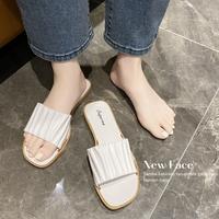 Gambar Sandal Slip On Wanita Casual & Trendy Sendal Pesta Wanita Flat Import - Black, 36-37 dari ARR Store Indonesia undefined 3 Tokopedia