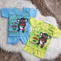 Gambar setelan bayi anak umur 0 6 bulan cewek cowok / baju bayi murah lucu - Hijau dari Celini Baby undefined 1 Tokopedia