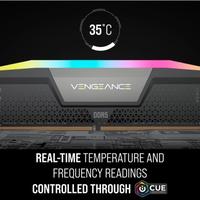 Gambar CORSAIR VENGEANCE RGB DDR5 32GB 2x16GB 5600MHz CMH32GX5M2B5600Z36K dari Lezz Computech undefined 4 Tokopedia