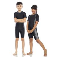 Gambar Baju Renang Stelan Pendek Unisex Anak SD - Abu-abu, M dari duniarenangid undefined 3 Tokopedia