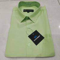 Gambar Kemeja polos hijau muda lengan pendek - M dari KresnacoBatik undefined 1 Tokopedia