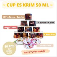 Gambar Kemasan Es Krim Cup Desain - Cup Kertas Kecil - A Paper Cup dari PERLENGKAPANES undefined 1 Tokopedia