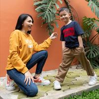 Gambar Tshirt/ Kaos Anak/ Kidou X Kezia Karamoy Logo Print - Int:M, Navy dari Rodeo Junior undefined 2 Tokopedia