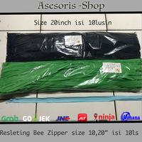 Gambar Resleting Bee Zipper | Resleting Jepang Tas baju 10inch 20inch = 10ls - 20 inch=120pcs, 578.Abu dari Asesoris-shop undefined 2 Tokopedia