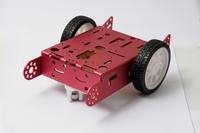 Gambar Chassis Aluminum Robot Smart Car 2WD Sasis Robot - Merah dari Starlectric undefined 1 Tokopedia