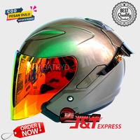 Gambar HELM ALV CENTRO SOLID/POLOS HELM WANITA PRIA REMAJA (paket ganteng - TOSCA, IRIDIUM GOLD dari sahabatryd undefined 1 Tokopedia