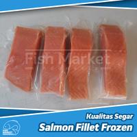 Gambar Fillet Filet Salmon Beku Frozen 1 KG -Fillet Salmon Frozen Murah cut 5 dari Fish Market,id undefined 4 Tokopedia