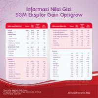 Gambar SGM Eksplor Gain Optigrow 1 Plus Vanila 400g Box (per Pcs) untuk Bayi - No Bubble Wrap dari K24Klik undefined 3 Tokopedia