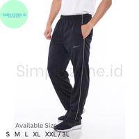 Gambar Celana Training Panjang Olahraga Hitam Model Strip 1 N01 - M, Abu-abu dari Simplezone.id undefined 1 Tokopedia