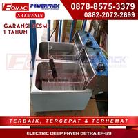 Gambar Ef-89 Electric Deep Fryer (Alat Penggorengan Listrik) 2 X 8,5 Liter dari FomacPowerpack undefined 3 Tokopedia