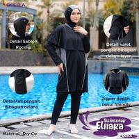 Gambar baju renang wanita dewasa muslim panjang set hijab swimwear elnara ori - ellectric blue, L-XL dari aqlistore undefined 4 Tokopedia