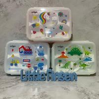 Gambar Smiggle bento soup lunch box sekat 5/smiggle kotak makan anak - Construction dari Littlefinsen undefined 3 Tokopedia
