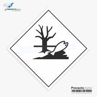 Gambar Sticker Simbol Label K3 Limbah B3 Hazmat DOT Chart 16 Marine Pollutant - 10x10cm dari prevecto digital undefined 1 Tokopedia