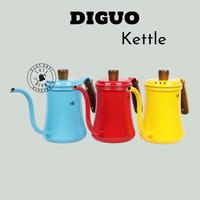Gambar DIGUO KETTLE GOOSENECK COFFEE POT 700ML / TEKO LEHER ANGSA 700ML DG-15 - Red dari Alat Kopi Bandung undefined 1 Tokopedia
