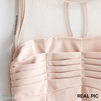 Gambar Preloved Bodycon Mini Dress (XS) Texture Spandex Vintage Beige Coksu dari SecondAndEarth undefined 3 Tokopedia