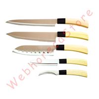 Gambar Reno Knife Wooden Handle/ Pisau Dapur Gagang Kayu - Carving - Carving dari Webhorecastore undefined 2 Tokopedia