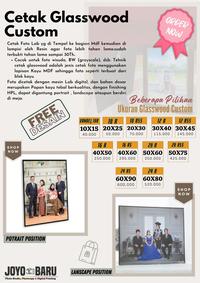 Gambar cetak foto glasswood FREE DESAIN UK 10R-10RSS dari Joyo Baru Project undefined 4 Tokopedia