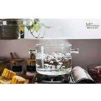 Gambar Panci Kaca Tahan Panas Api Transparan Borosilicate Glass Soup Pot - 16 cm dari CV. Loke Store undefined 1 Tokopedia