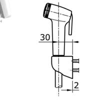 Gambar Kepala Jet Shower TOTO S90030WZ CR Chrome / TOTO Kepala Jet Shower dari Indoestri Bangunan undefined 3 Tokopedia