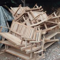 Gambar Ayunan Taman jati - ayunan jati - ayunan anak dari Erwinfurniture12 undefined 3 Tokopedia
