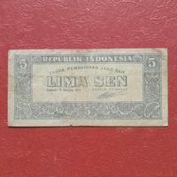 Gambar Uang Kertas Kuno 5 Sen 1945 Seri ORI TP25mg dari warung koin reborn undefined 1 Tokopedia